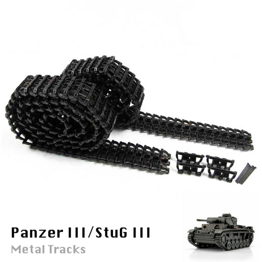 Mato Panzer & StuG III Metal Track Set For Heng Long 1/16 RC Tank MT010T