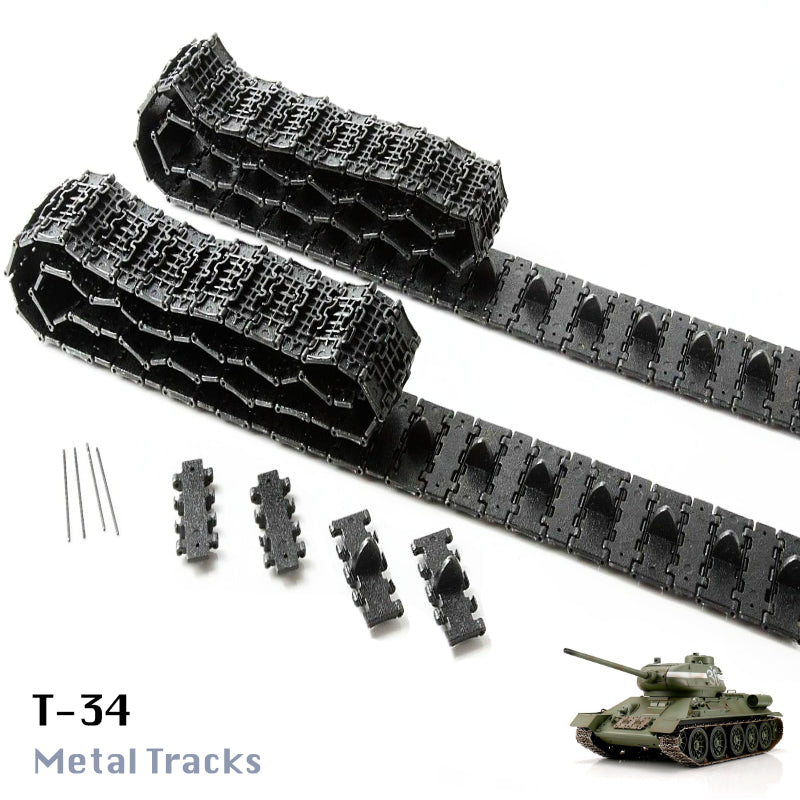 Mato Russian T-34/85 Metal Track Set For Heng Long 1/16 RC Tank MT155T