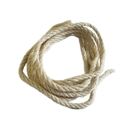 Unpainted Stowage Rope Length - Beige/Brown
