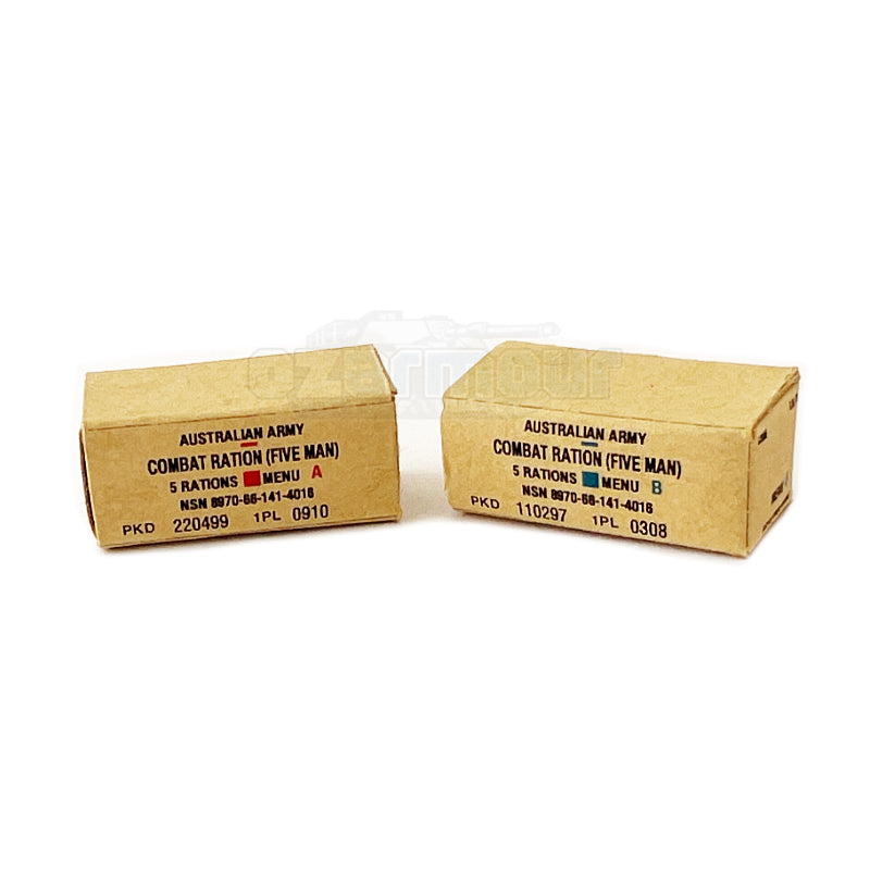 1/16 Modern CR5M Australian Army (ADF) Five Man Combat Ration Packs Set Of 4