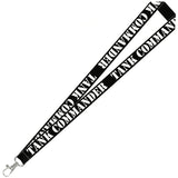Polyester Lanyard For RC Transmitter - Tank Commander BLACK