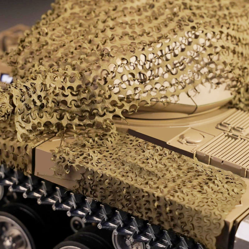 Camouflage Netting for 1/16 RC Tank Or Military Model - Desert Sand