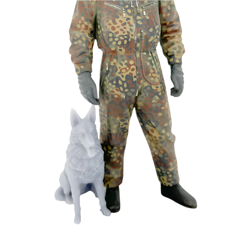 1/16 Resin German Shepherd Dog - Sitting OAR16007