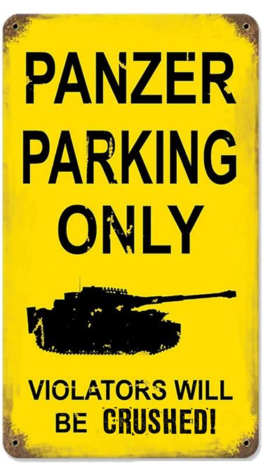 Themed Fridge Magnet - Panzer Parking