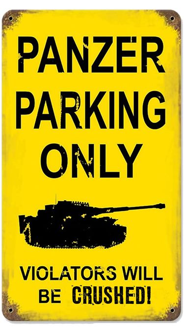 Panzer Crushed Fridge Magnet 