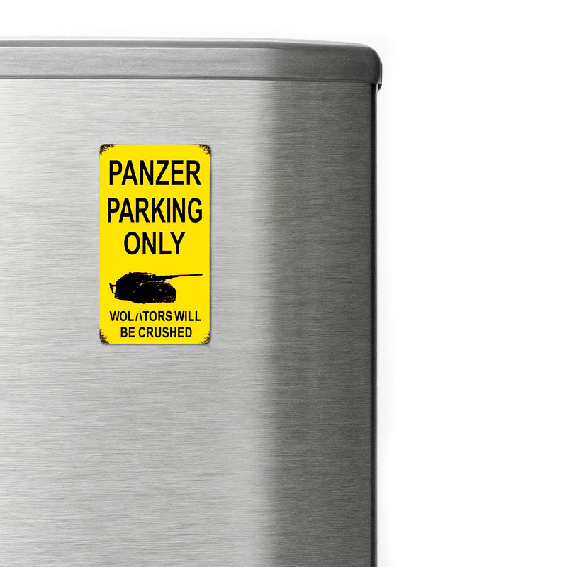 Panzer Crushed Fridge Magnet