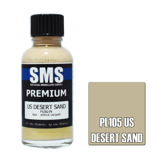SMS Paint US Desert Sand FS 30279 30ML PL105 Premium Lacquer
