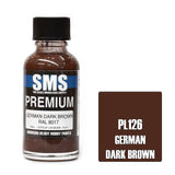 SMS Paint German Dark Brown SCHOKOBRAUN RAL 8017 30ML PL126 Premium Lacquer