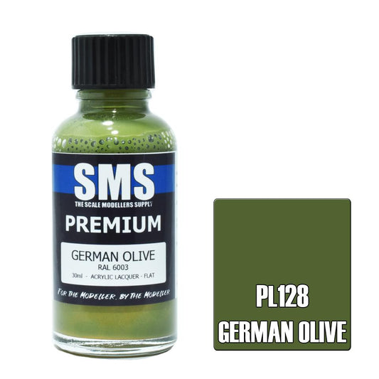 SMS Paint German Olive RAL 6003 30ML PL128 Premium Lacquer Paint