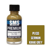 SMS Paint German Khaki Grey GRAUGRÜN RAL 7008 30ML PL133 Premium Lacquer Paint