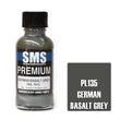 SMS Paints German Basalt Grey RAL 7012 30ML PL135 Airbrush Lacquer