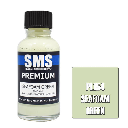 SMS Paint Seafoam Green 30ML PL154 Premium Lacquer Paint (ADF FS24533)