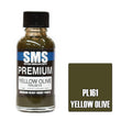 SMS Paint Yellow Olive 30ML PL161 Premium Lacquer Paint (RAL6014)