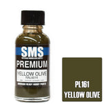 SMS Paint Yellow Olive 30ML PL161 Premium Lacquer Paint (RAL6014)