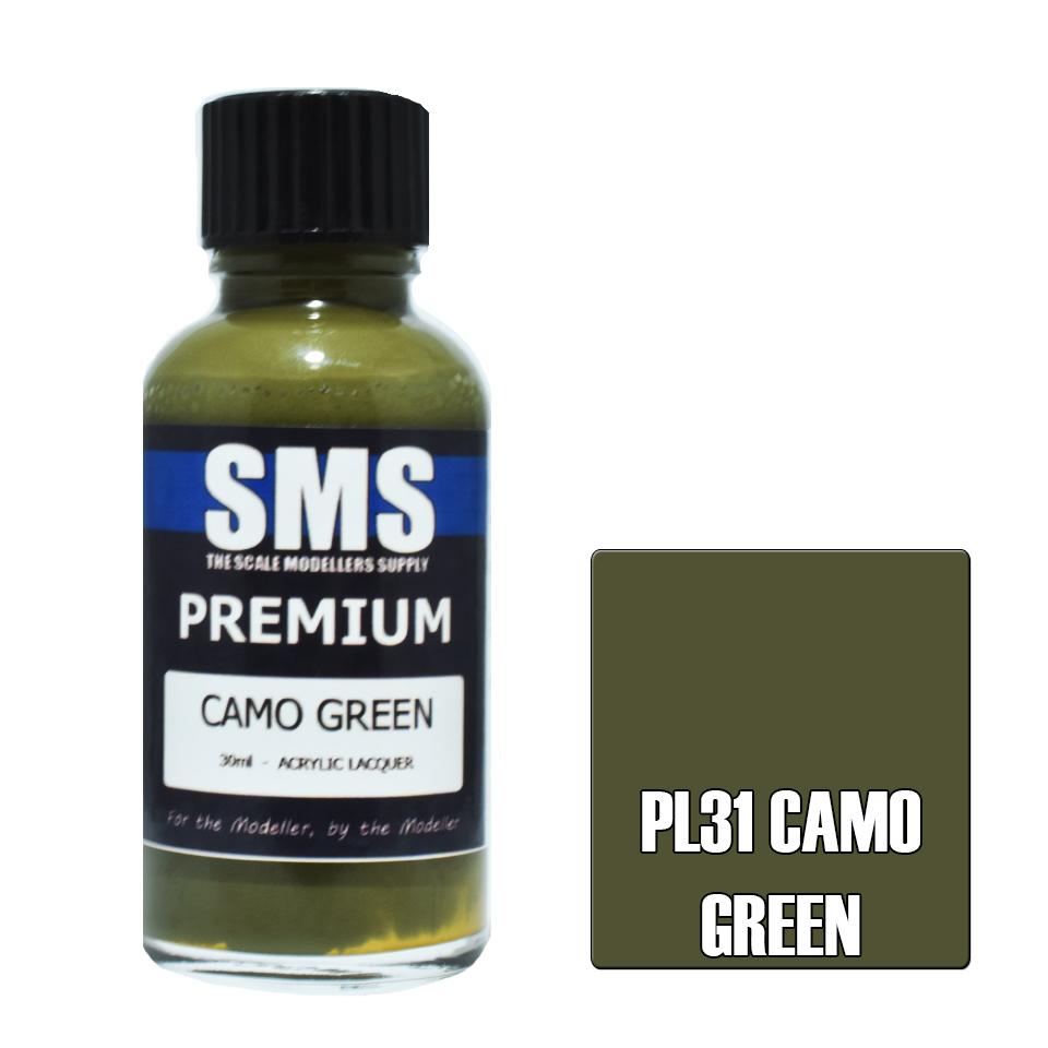 SMS paints Camo Green FS34088 PL31 Premium Lacquer AUSCAM Olive Drab Lustreless