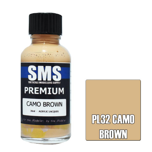 SMS Paint Camo Brown 30ML PL32 Premium Lacquer Paint (AUSCAM FS30219)