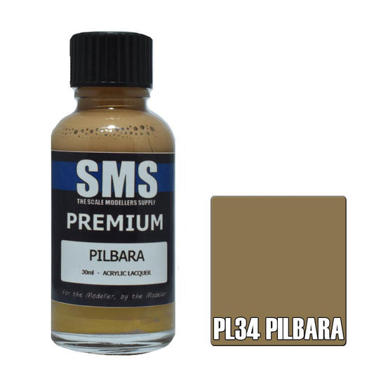 SMS Paint Pilbara 30ML PL34 Premium Lacquer Paint (AUSCAM FS30109)