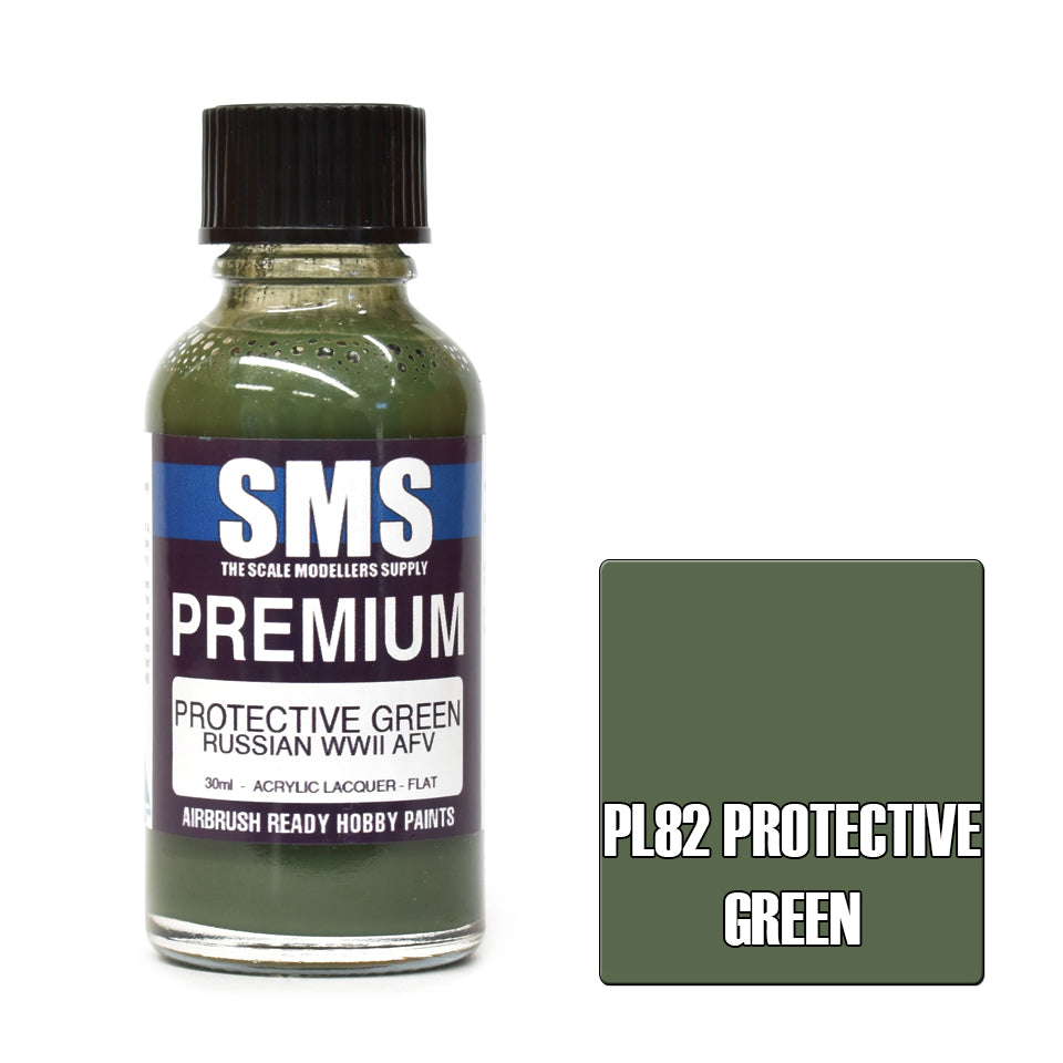 SMS Paint Russian WWII Protective Green 30ML PL82 Premium Lacquer