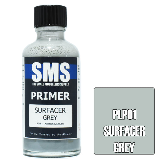 SMS Paints PLP01 Primer SURFACER GREY 50ml