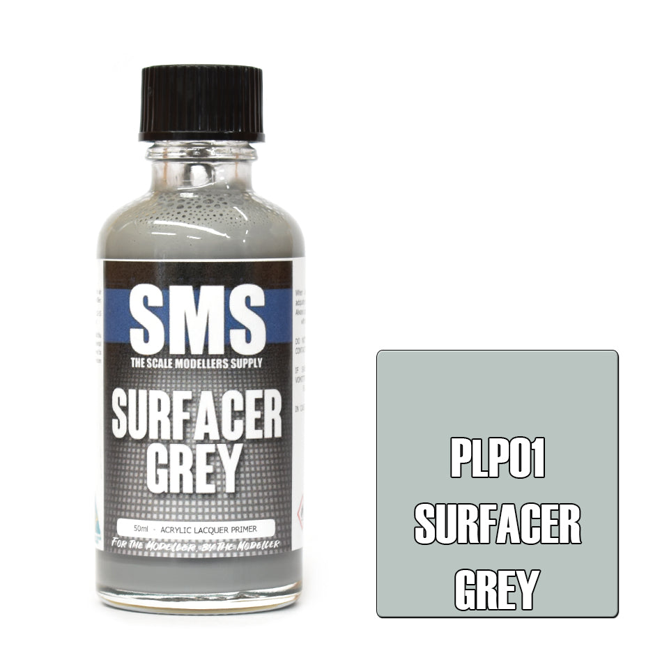 SMS Paints PLP01 Primer SURFACER GREY 50ml