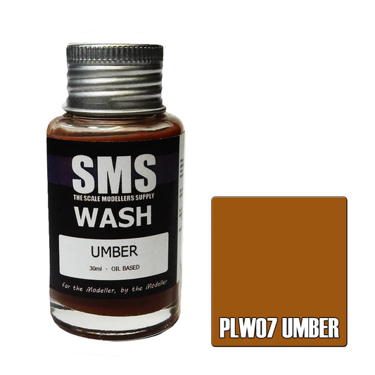 SMS Weathering Wash Umber Oil Based 30ml PLW07