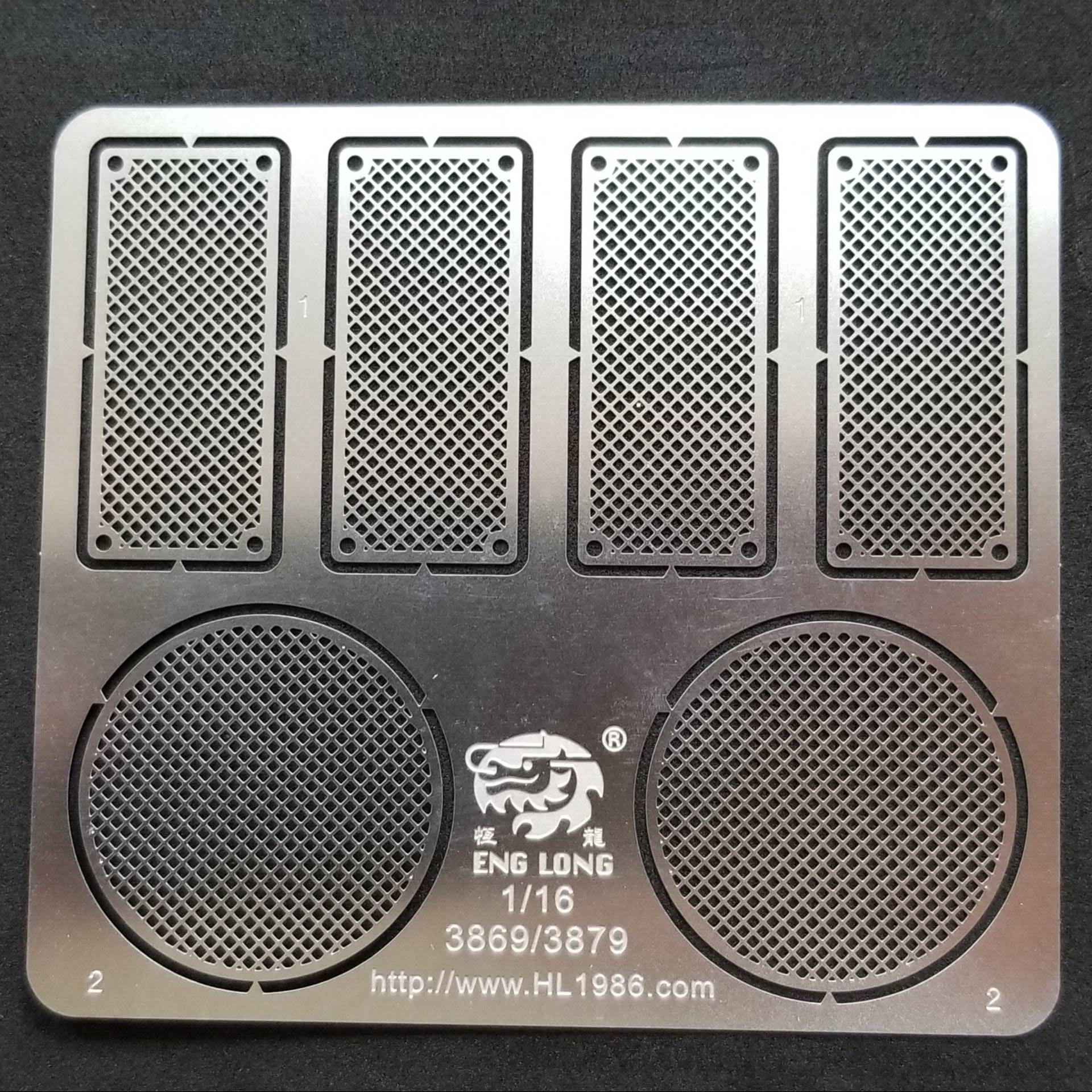 Heng Long Photo-Etch Debris Screens/Grills For 1/16 Panther G/Jagdpanther RC Tank