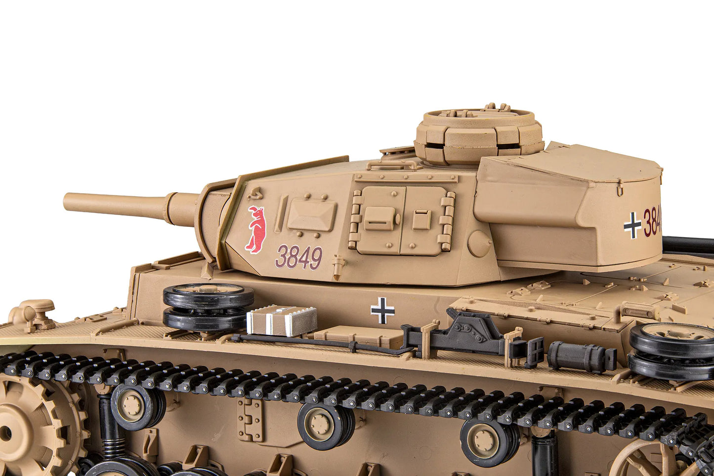 Heng Long 1/16 Scale German Panzer III Ausf. H Remote Control RC Battle Tank