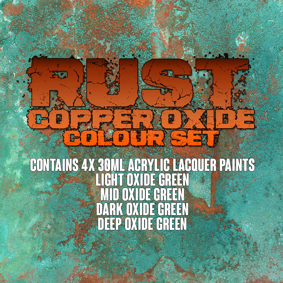SMS Paint Rust Copper Oxide Acrylic Lacquer Colour Set SET27