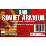 SMS Paint SOVIET WWII ARMOUR Colour Set