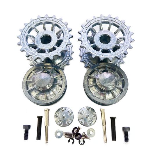 Taigen Metal Drive Sprocket and Idler Set (Early) For 1/16 Tiger I RC Tank