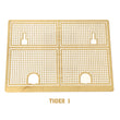 Photo Etched Grill/Mesh Screen Set for 1/16 Heng Long, Taigen or Tamiya Tiger I