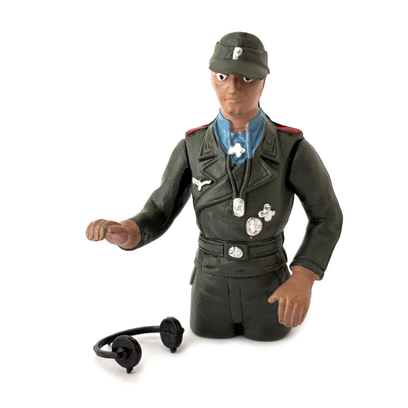German Tank Commander Figure (Painted) For Heng Long Taigen Tamiya 1/16 RC Tanks