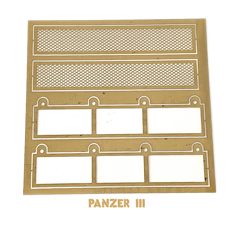 Photo Etched Grill Set for 1/16 Heng Long Taigen Panzer III TAG120148