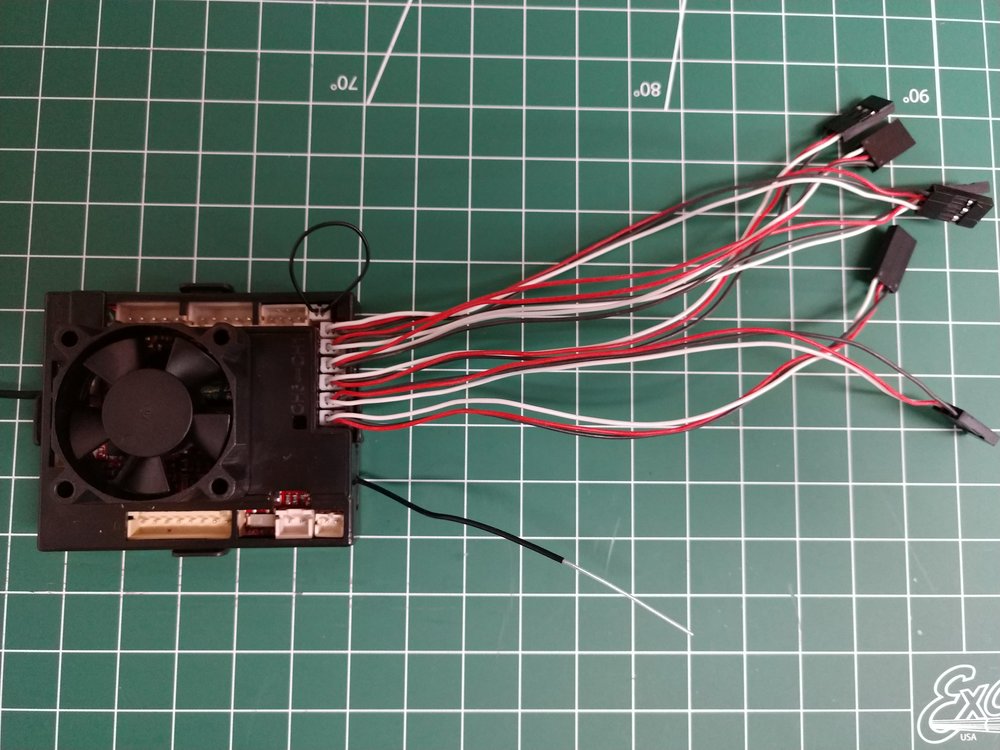 Hobby RC Receiver 6 CH PWM Wiring Kit for use with TAIGEN V3 and Clark TK