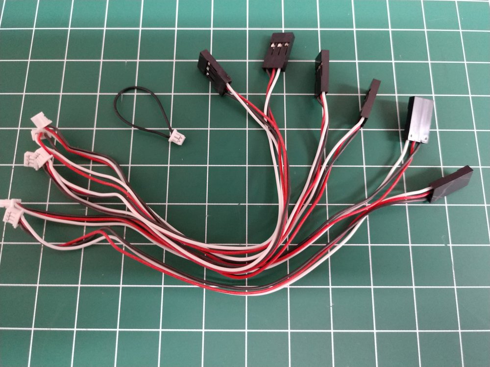 Hobby RC Receiver 6 CH PWM Wiring Kit for use with TAIGEN V3 and Clark TK