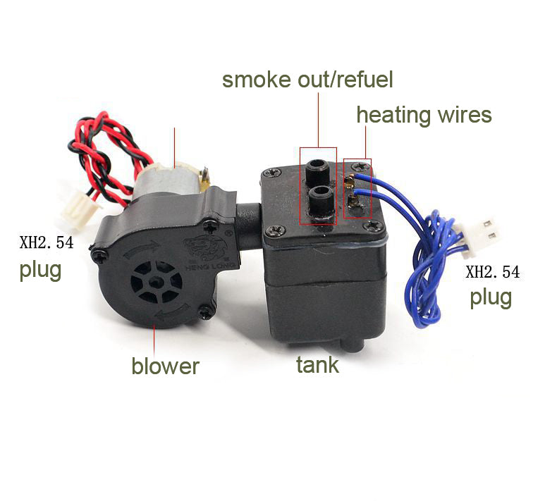 Heng Long Smoker Generator Unit For TK6.0s, TK6.1s, TK7.0 Version MFU RC Tanks