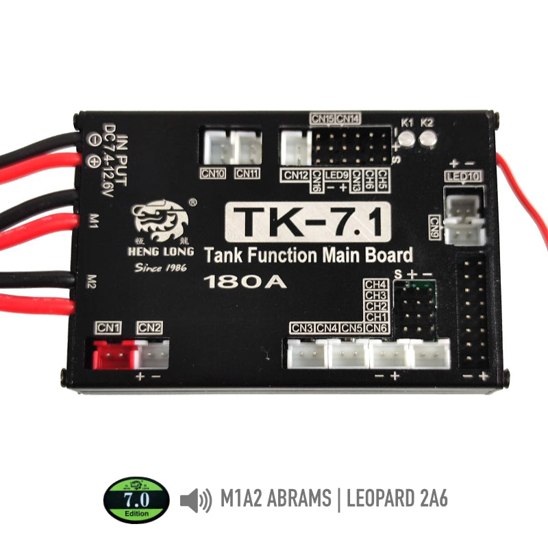 Heng Long TK 7.1 Multi Function Main Board 2.4GHz for 1/16 RC Tank - M1 & Leopard 2A6