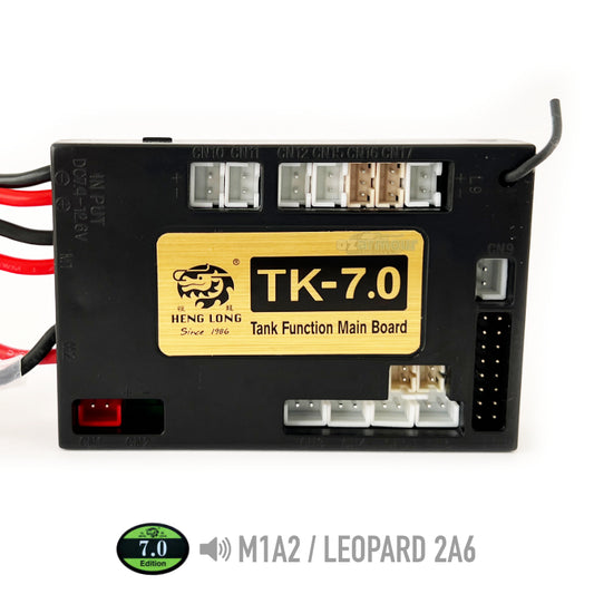 Heng Long TK7.0 Multi Function Main Board 2.4GHz for 1/16 RC Tank M1A2/Leopard 2A6 Sounds