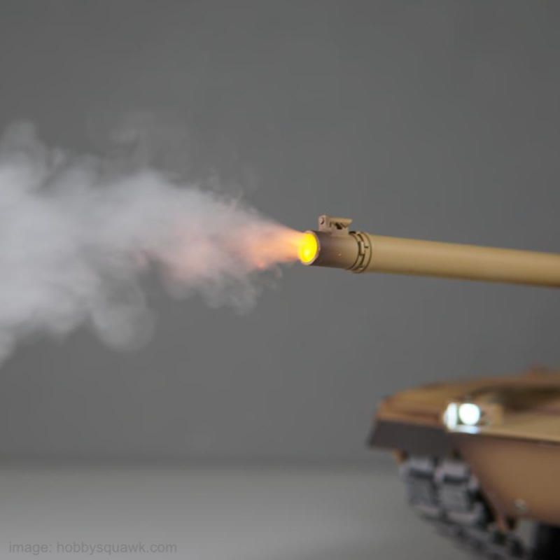 Heng Long Cannon Barrel Smoker Unit For TK6.0s, TK6.1s, TK7.0 & TK7.1 MFU RC Tanks