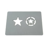 3D Printed WWII US Vehicle Star Marking Stencil for 1/16 Scale RC Tanks