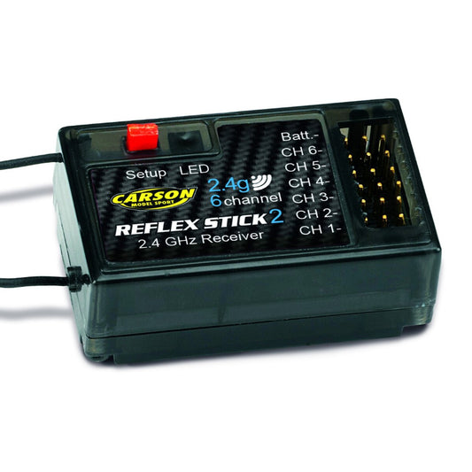 Receiver For Carson FS Reflex Stick II 2.4 GHz 6CH 500501537
