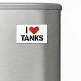 RC Tank Themed Fridge Magnet - I Love Tanks