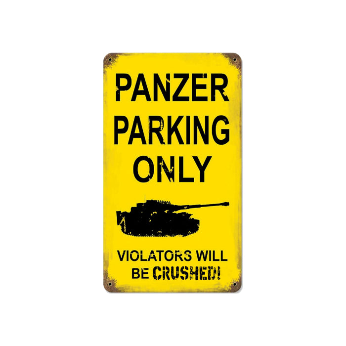 RC Tank Themed Fridge Magnet - Panzer Parking