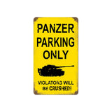 RC Tank Themed Fridge Magnet - Panzer Parking
