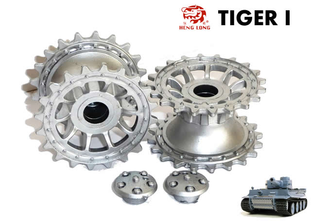 Heng Long 1/16 Tiger I Plastic Drive Sprockets for RC Tank 3818