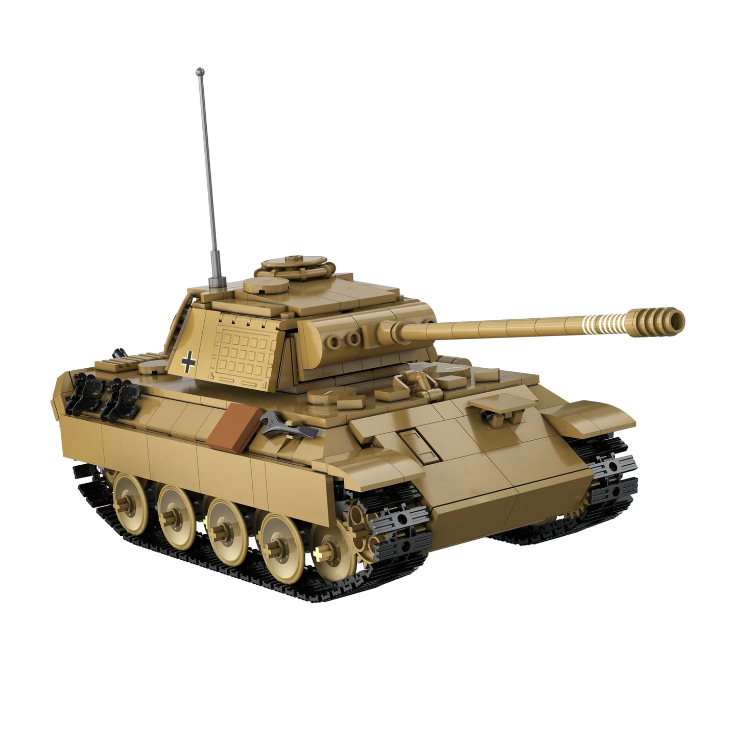 CaDA WW2 German Panther RC Tank Building Blocks Toy Set - 907PCS