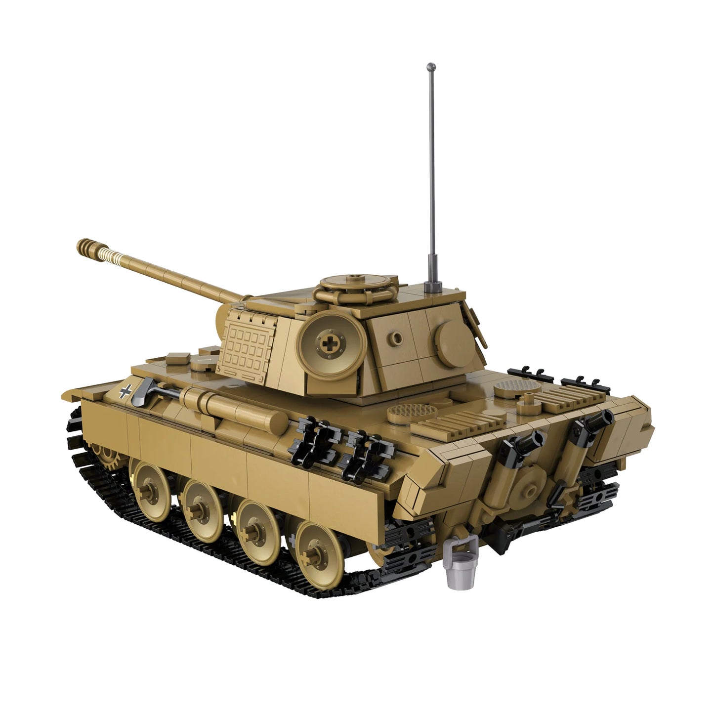 CaDA WW2 German Panther RC Tank Building Blocks Toy Set - 907PCS