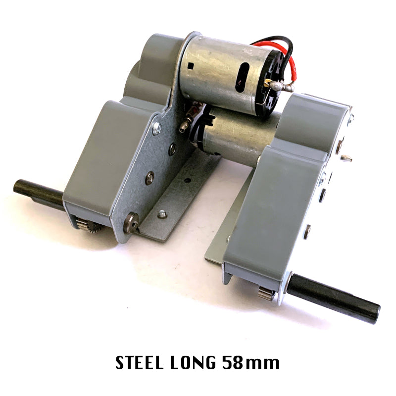 Steel Gearbox Long Axis 59mm For Heng Long 1/16 Leopard 2A6 And M1A2 Abrams RC Tank