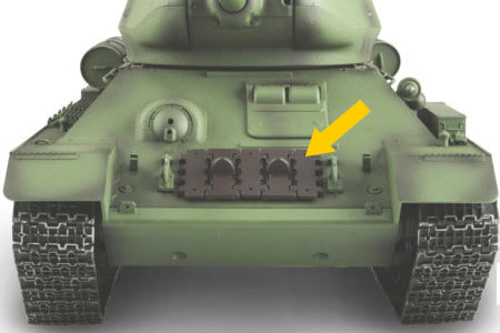 Front Hull Metal Sapre Track Links For Your 1/16 Heng Long T34/85 RC Tank MT155-L