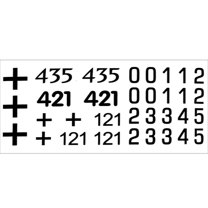 Taigen 1/16 Panther G RC Tank Decal/Transfer/Sticker Sheet